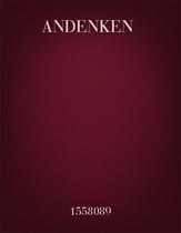 Andenken SATB choral sheet music cover